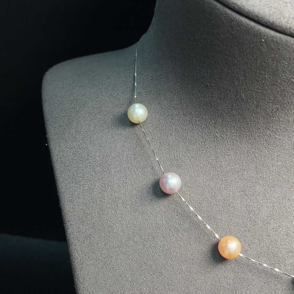 Pearl Necklace 18K Gold Total Weight Approx. 5.41g Stone Size About 7.7mm