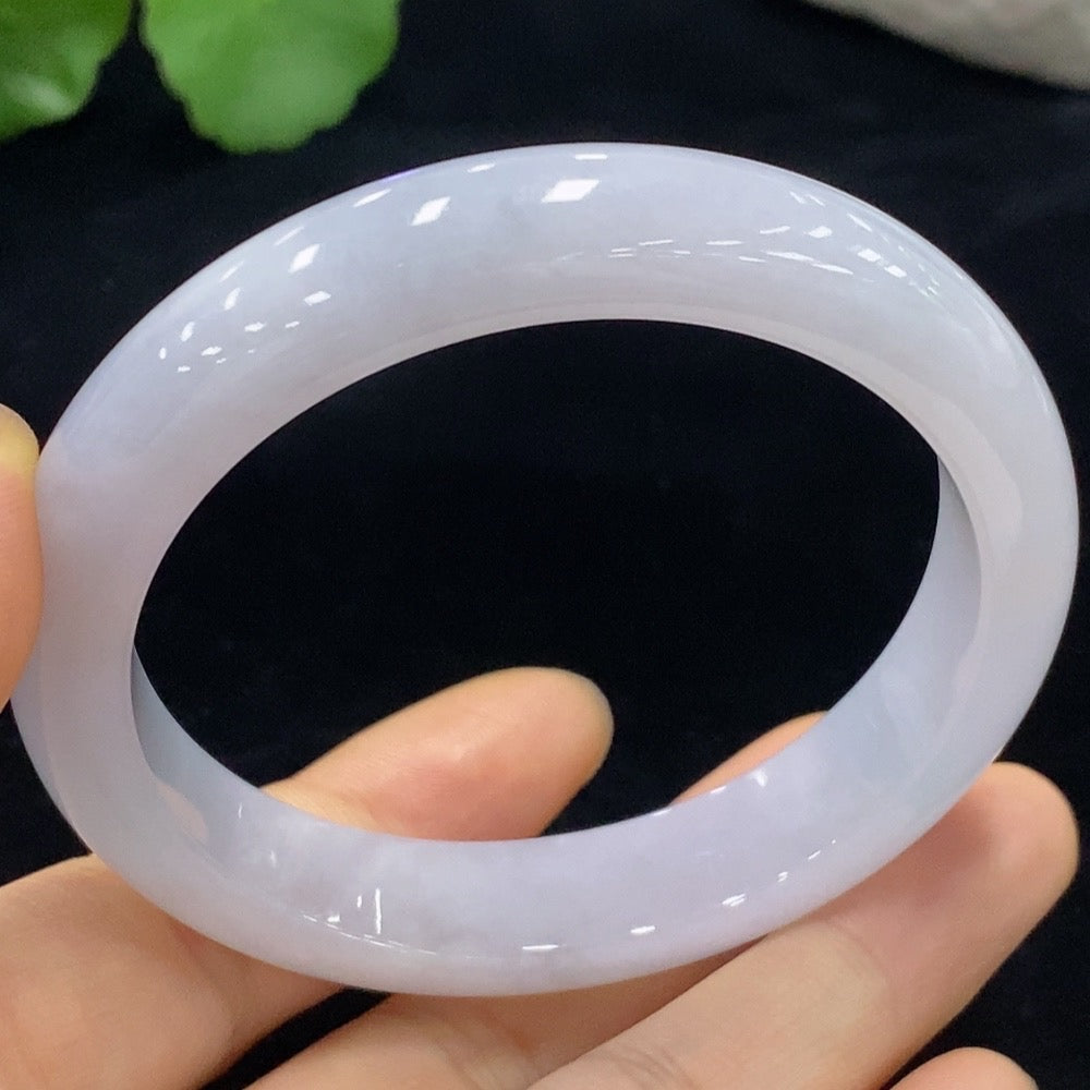Jadeite Round Bangle Total Weight Approx.56.32g Size57