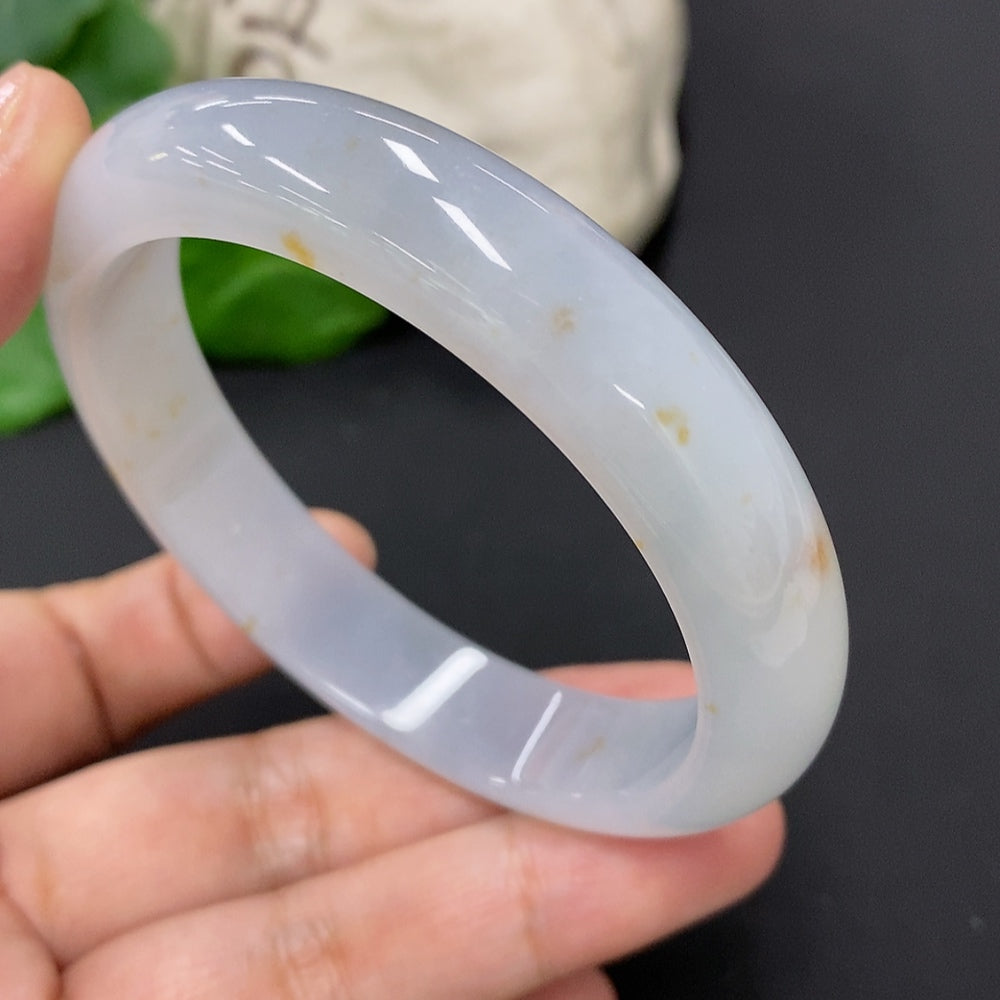 Jadeite Round Bangle Size 56.3 Total Weight Approx. 50.6g