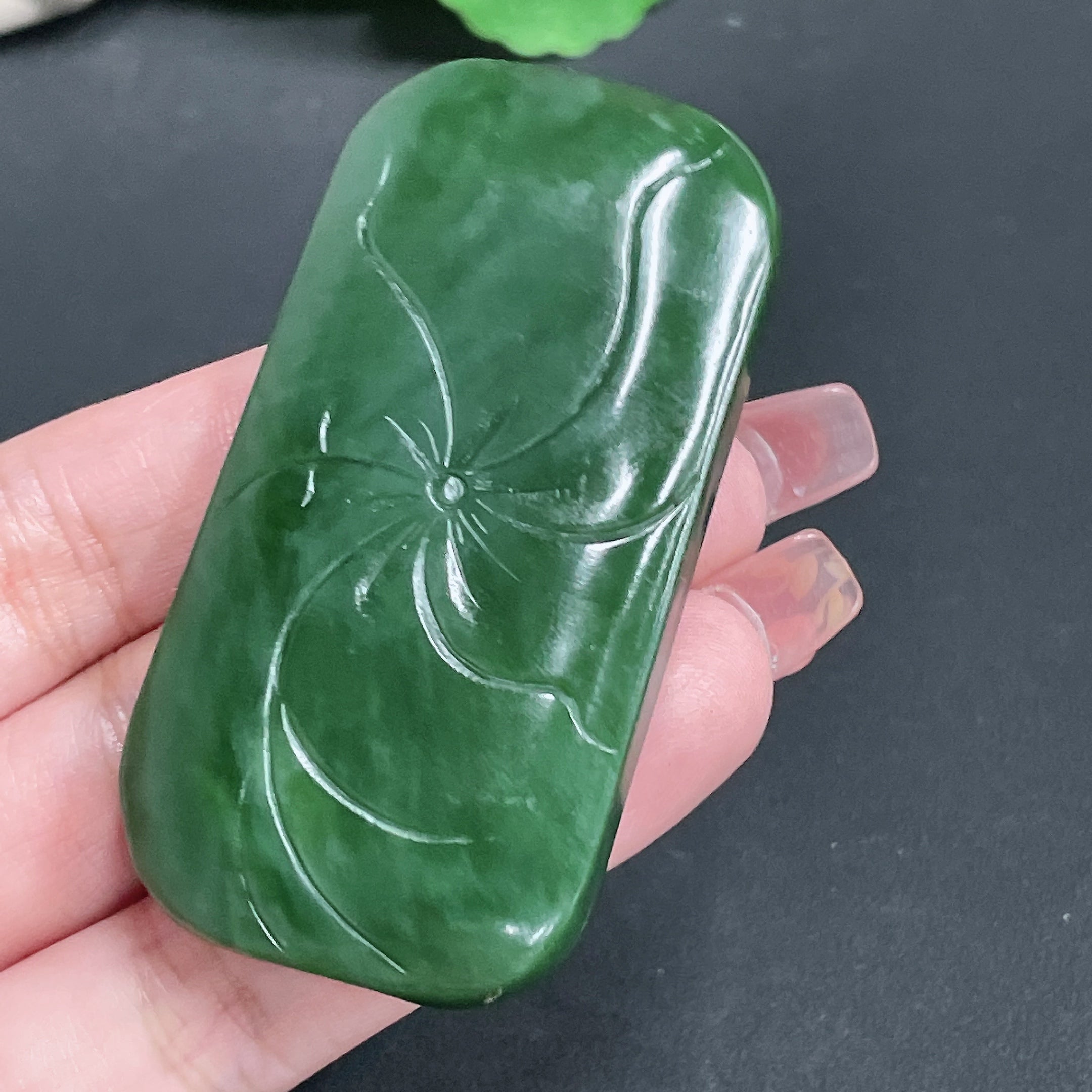 Hetian Jade Pendant    God of Wealth    Total Weight Approx. 49.1g