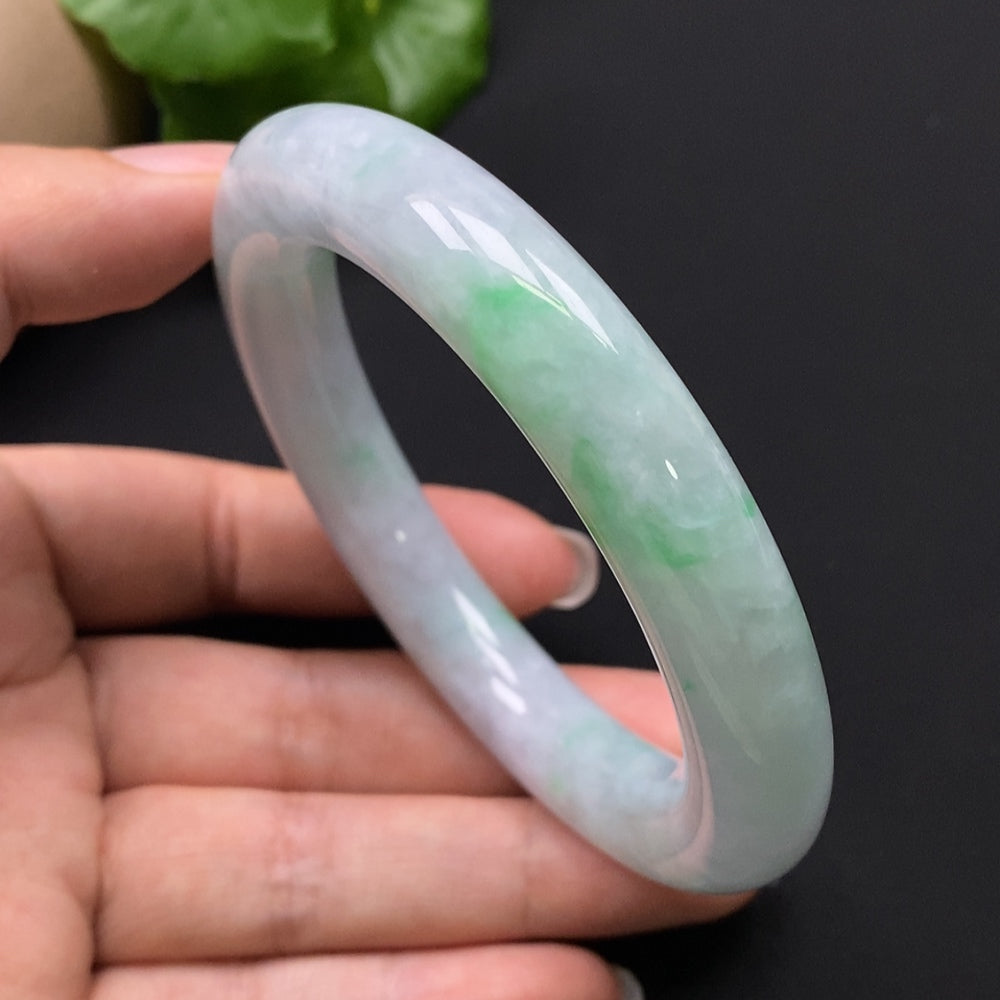Jadeite Round Bangle Size 56.6 Total Weight Approx. 74.52g