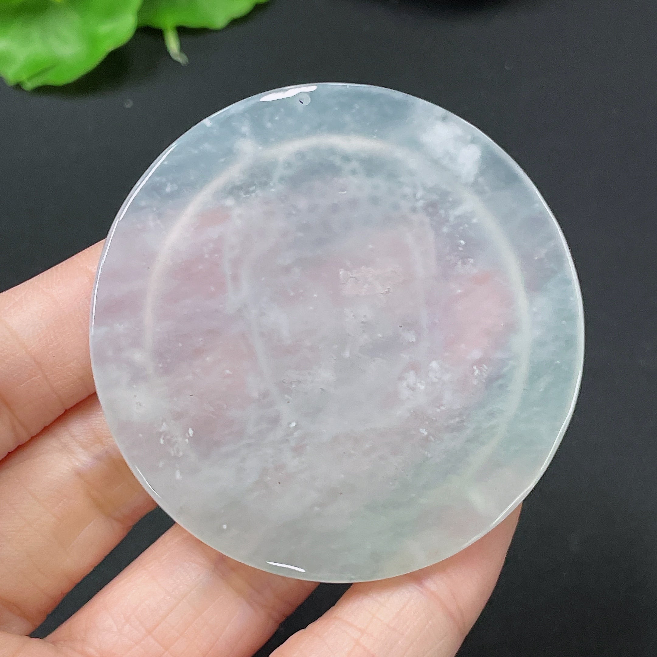 Jadeite Pendant Buddha Amulet Total Weight Approx. 36.65g