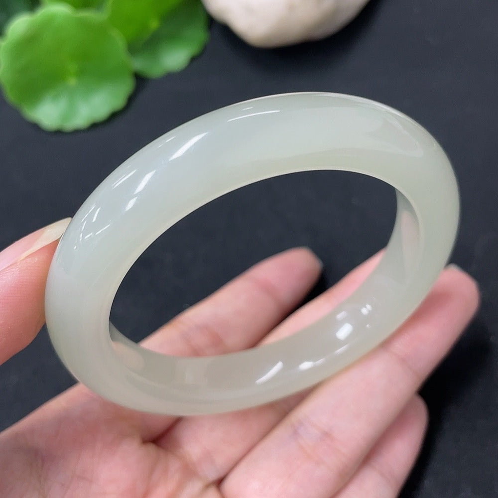 Hetian Jade Round Bracelet