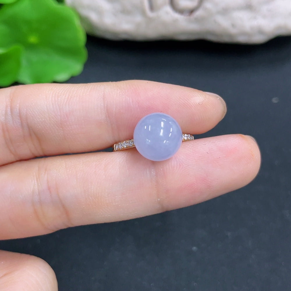 Jadeite Ring 18K Gold Non-Diamond