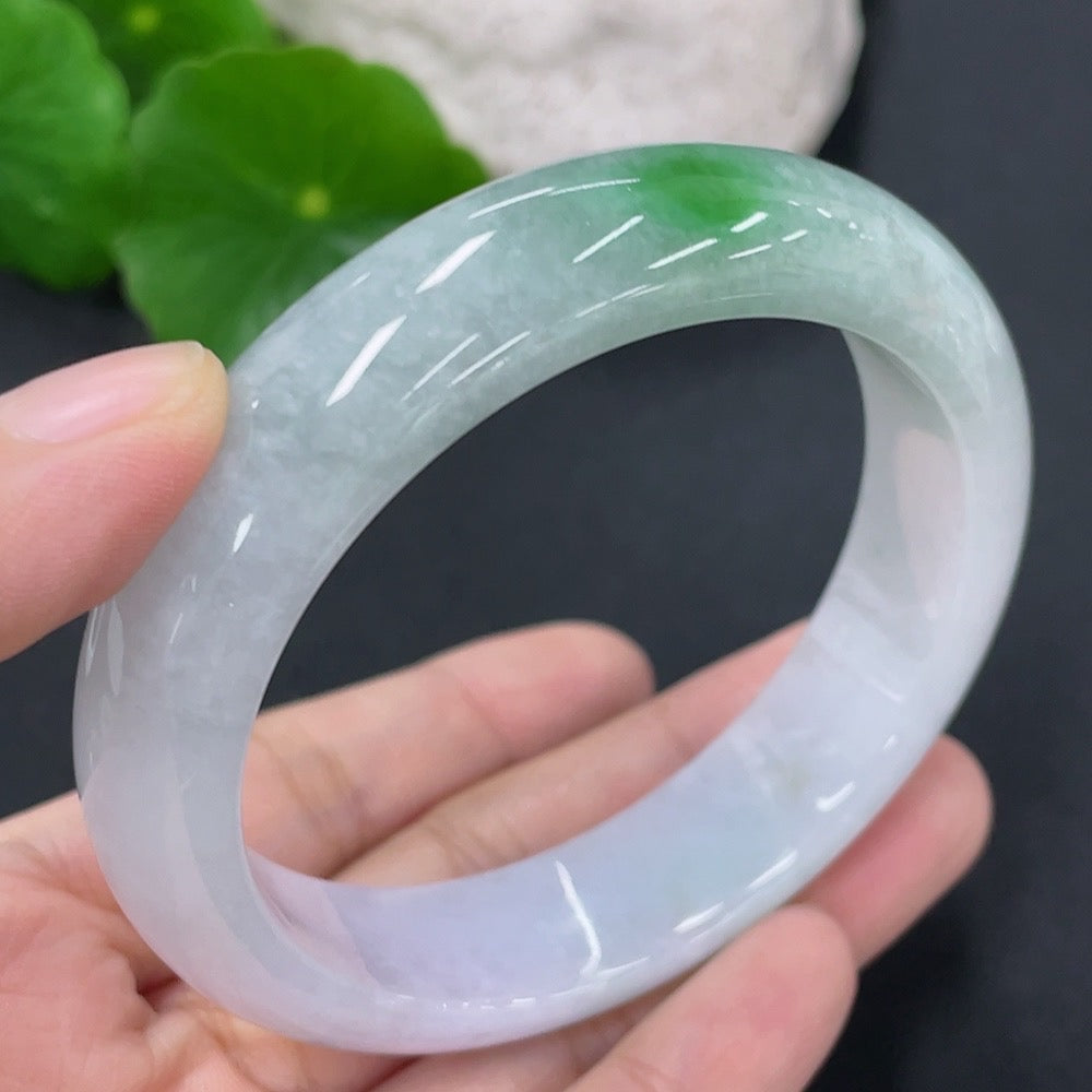 Jadeite Round Bangle Size 54.3 Total Weight Approx. 58g