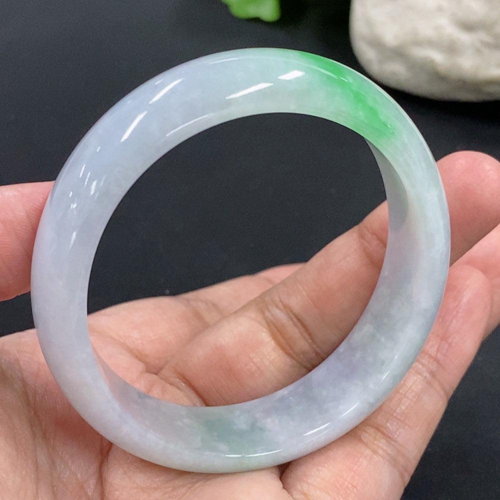 Jadeite Concubine Bracelet Total Weight Approx.46.86g Size 55.2/49.4