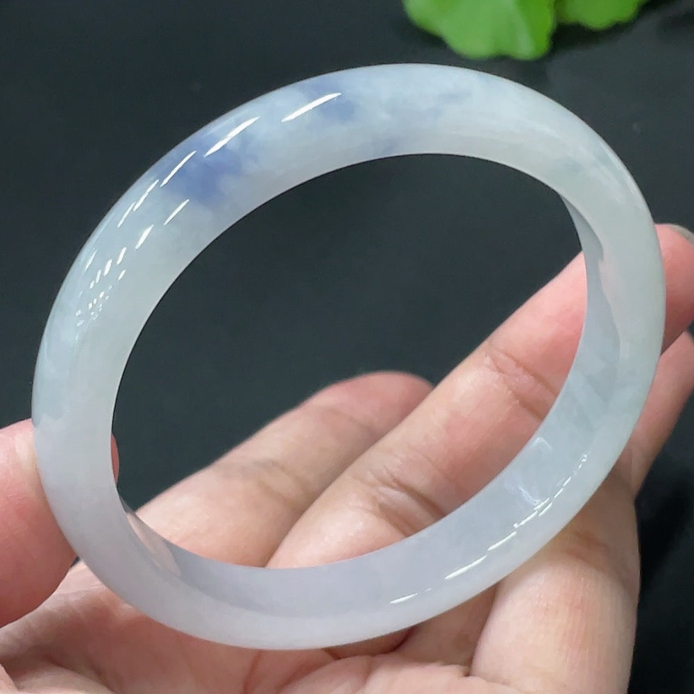 Jadeite Regular Round Bangle 54.5 Inner Diameter Total Weight 34.930g