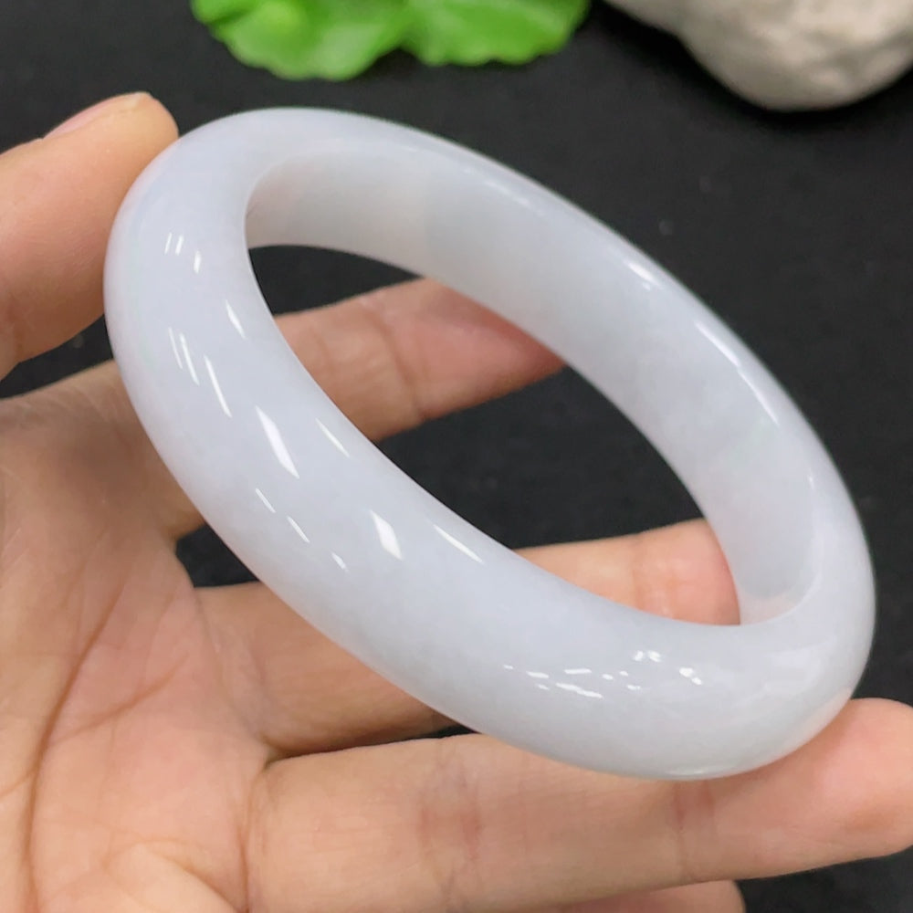 Jadeite Round Bangle Size 55.7 Total Weight Approx. 58.46g