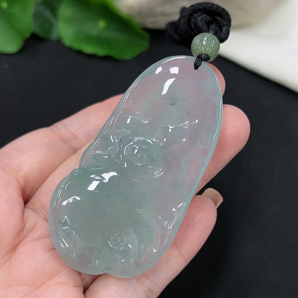 Jadeite Guanyin Pendant