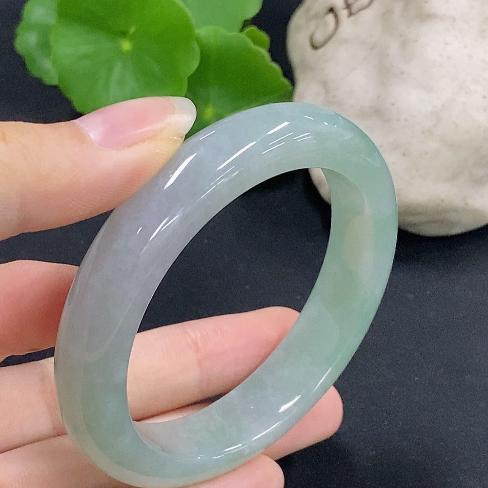 Jadeite Round Bangle Size 53.3 Total Weight Approx. 54.73g