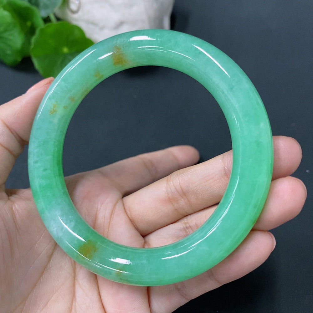 JadeiteRound Bangle 58.2 Size [Total Value: $40,473 USD]