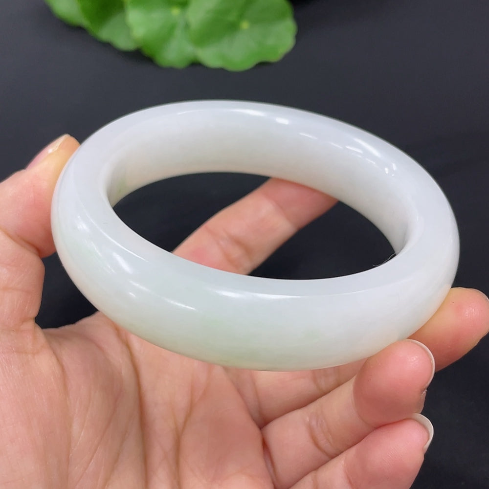 Hetian Jade Round Bracelet Size 59 Total Weight Approx. 93.6g
