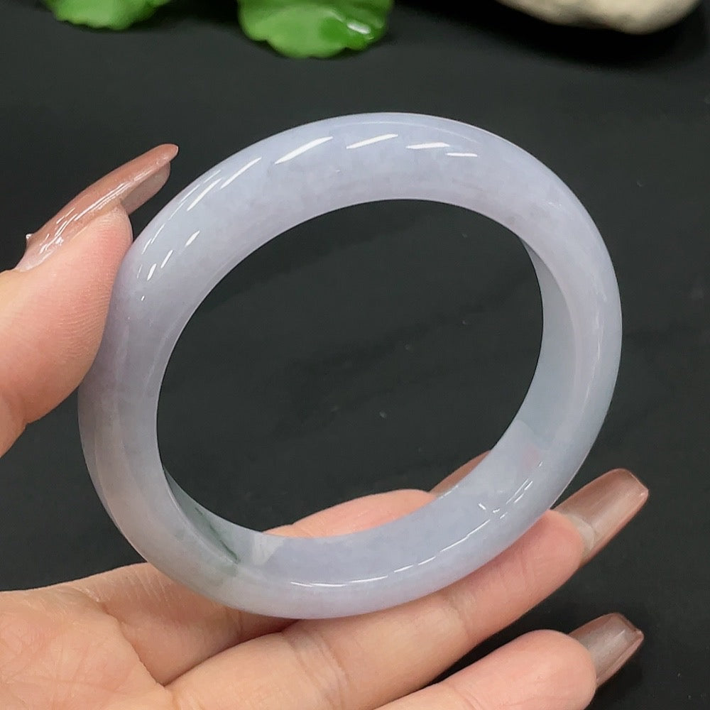 Jadeite Round Bangle Size 56.7 Total Weight Approx. 62.94g