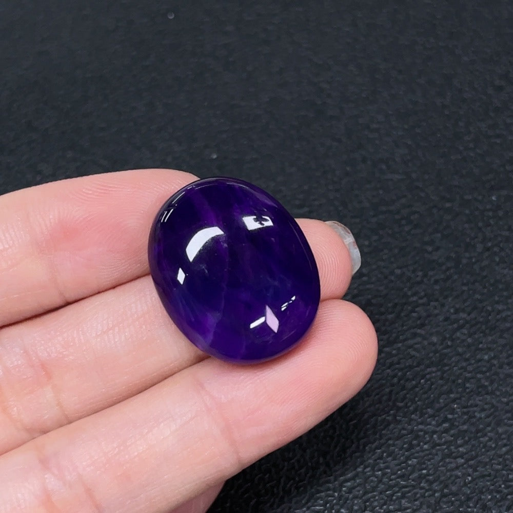 Sugilite Jewelry Purple Only Containing Other Mineral Components Visible Organic Matter