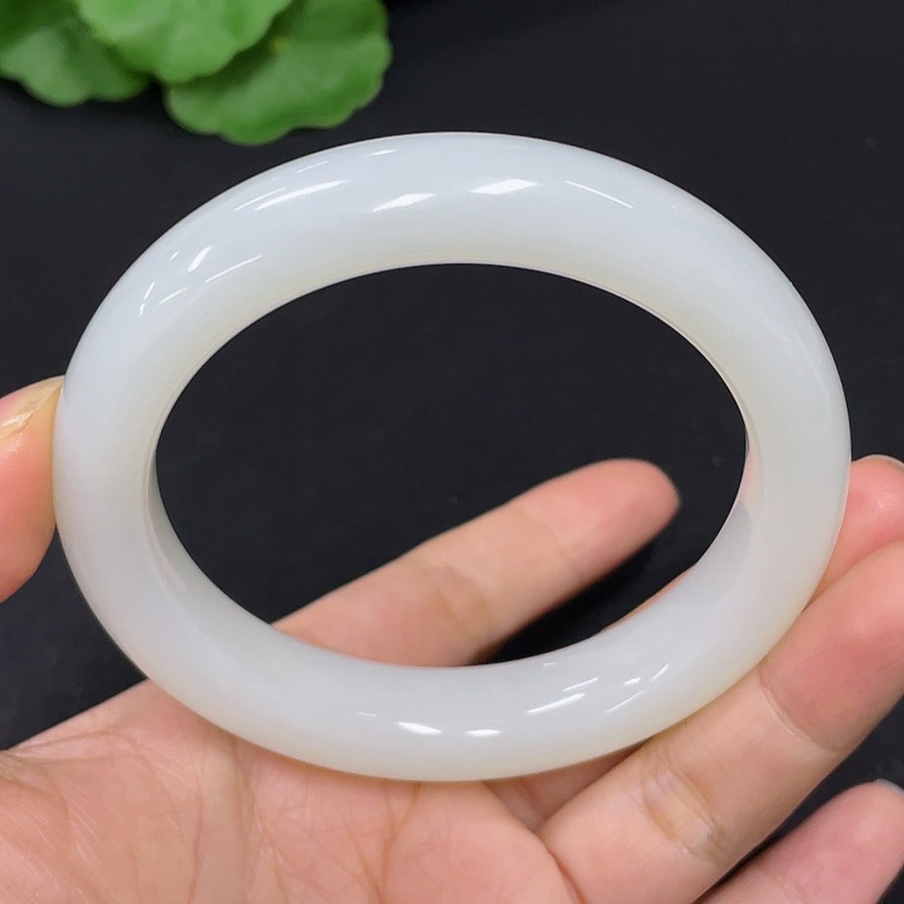 Hetian Jade Round Bracelet