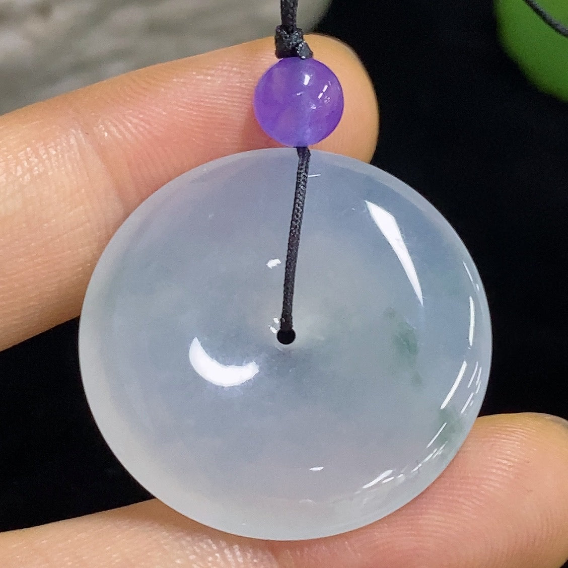 Jadeite Safety Buckle Pendant