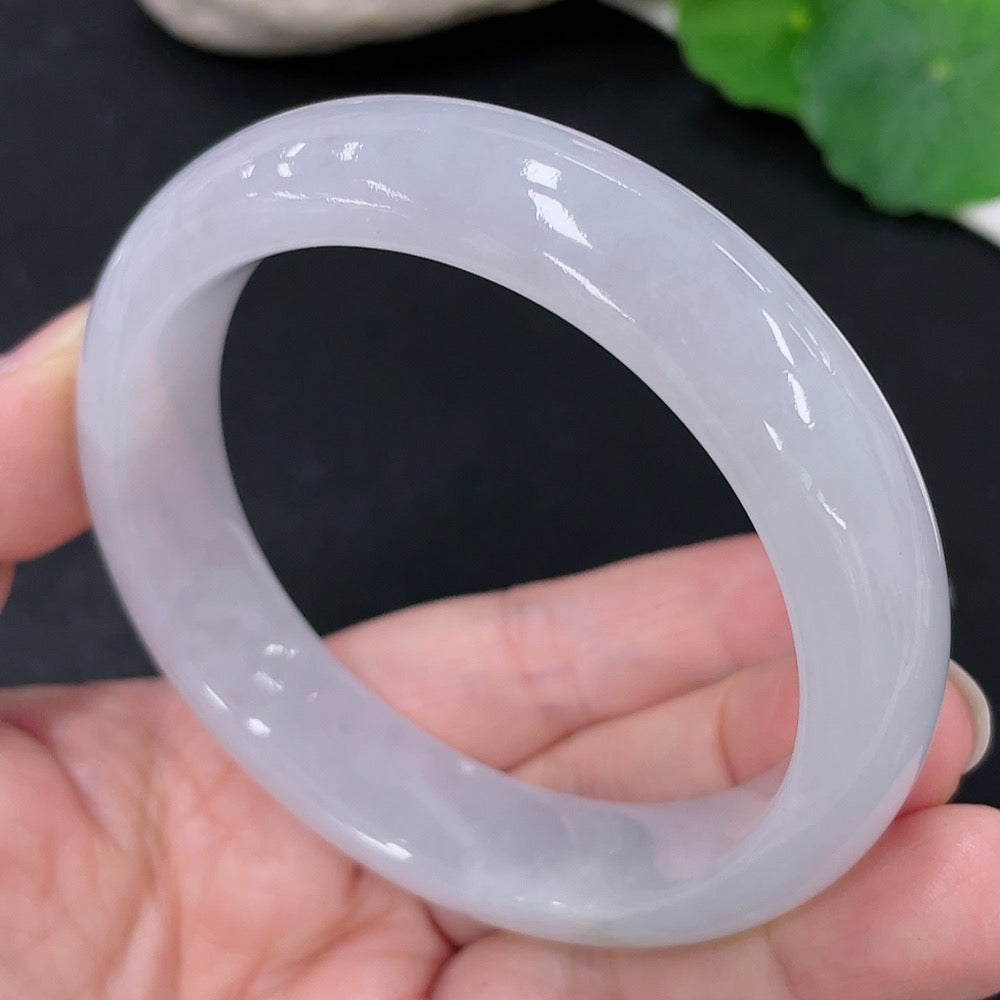 Jadeite Round Bangle Size 57.1 Total Weight Approx.63g