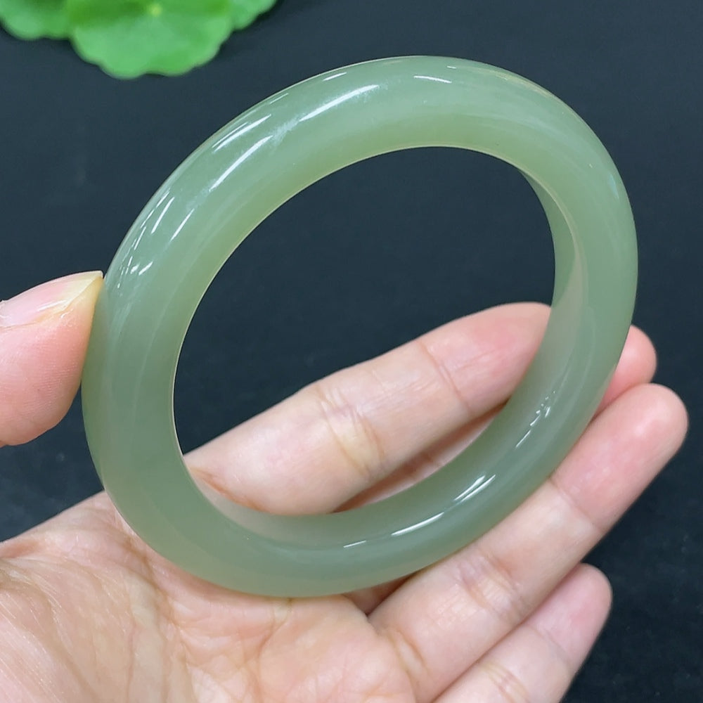 Hetian Jade Round Bracelet