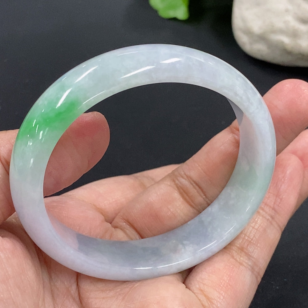Jadeite Concubine Bracelet Total Weight Approx.46.86g Size 55.2/49.4