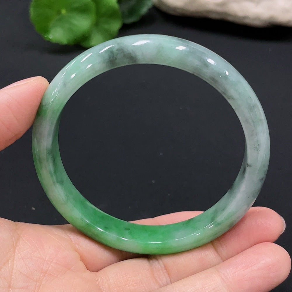 Jadeite Circular Bracelet, Inner Diameter 59.7, Total Weight Approx. 48.57g