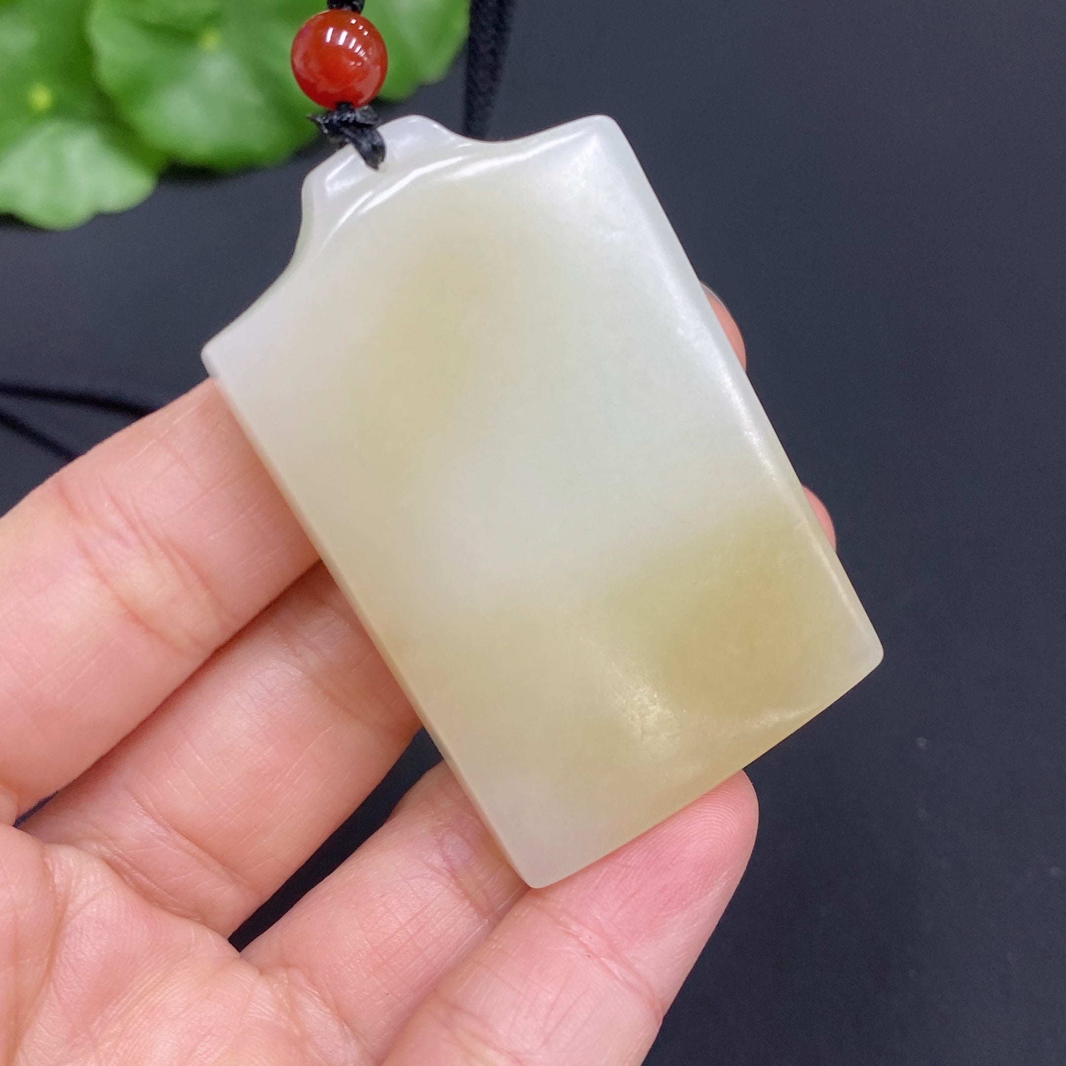 Hetian Jade Pendant, Plain Pendant