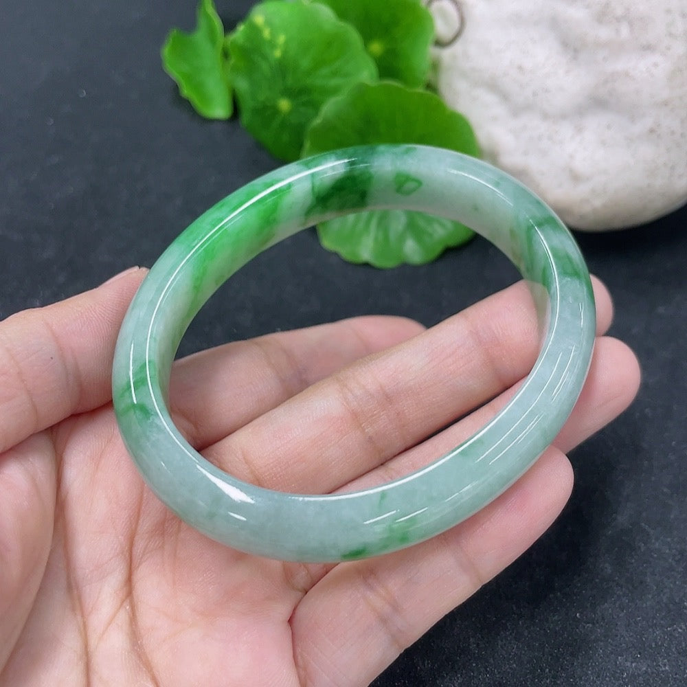 Jadeite Concubine Bracelet Size 57/45.9mm Total Weight Approx. 42.76g