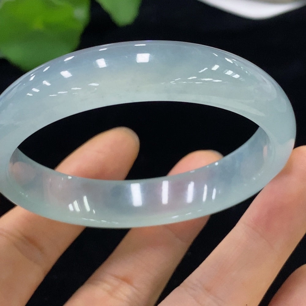 Jadeite Round Bangle Size 55.5 Total Weight Approx. 41.01g [Total Value: $15,919 USD]