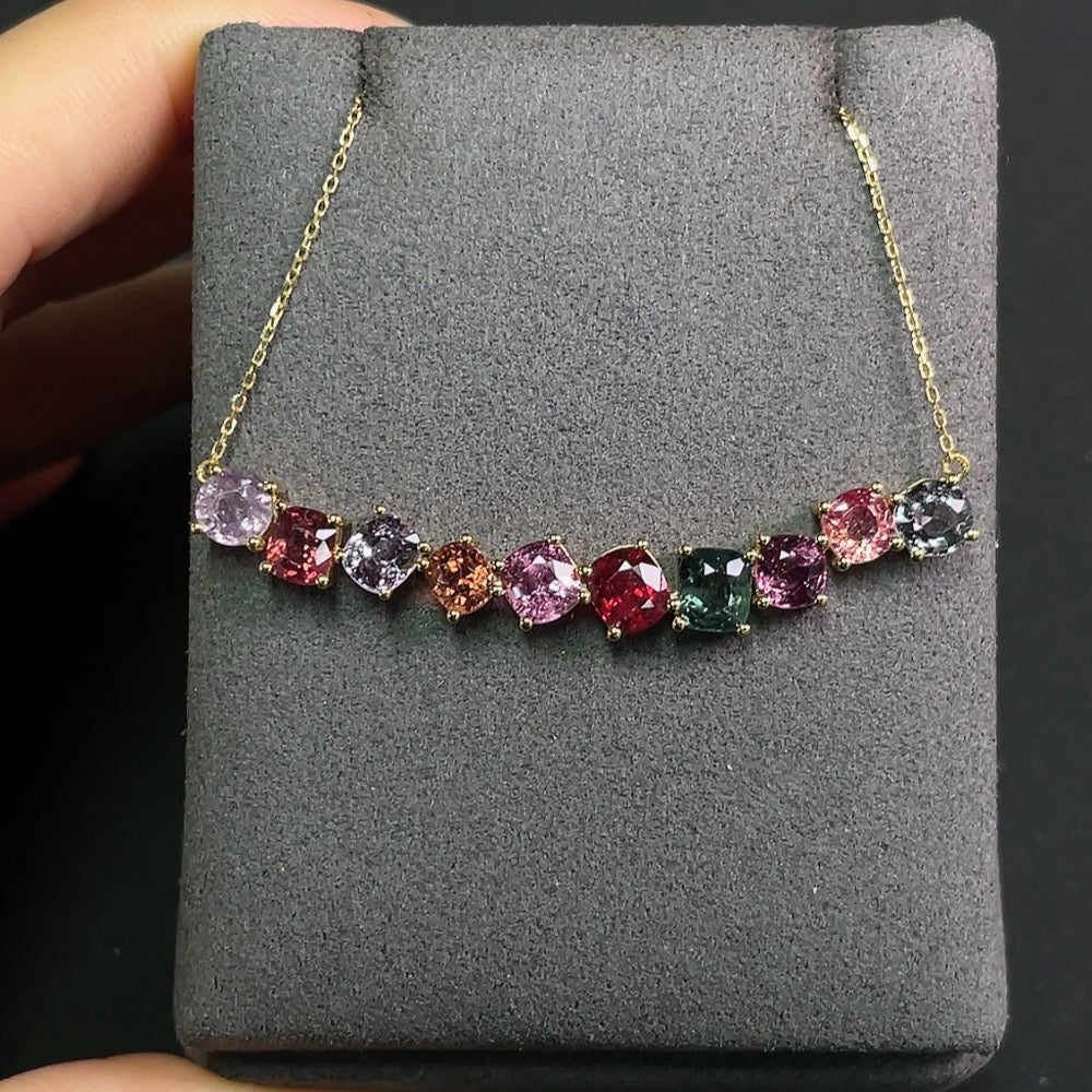 Spinel Necklace in 18K Gold