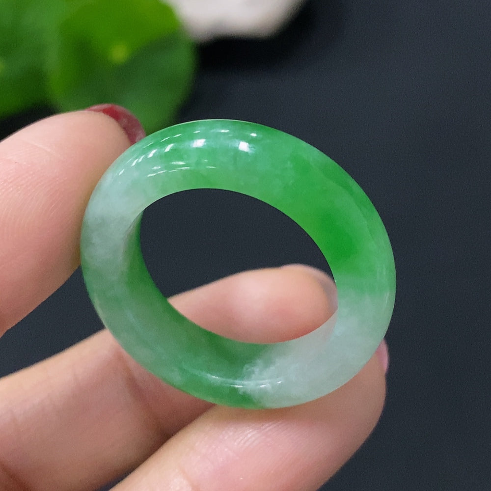 Jadeite Ring Size 23 Total Weight Approx. 6.8g