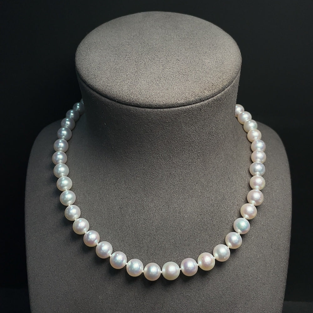 Seawater Pearl Necklace Non-Gold Total Weight Approximately 49.76g Size About 9.7mm