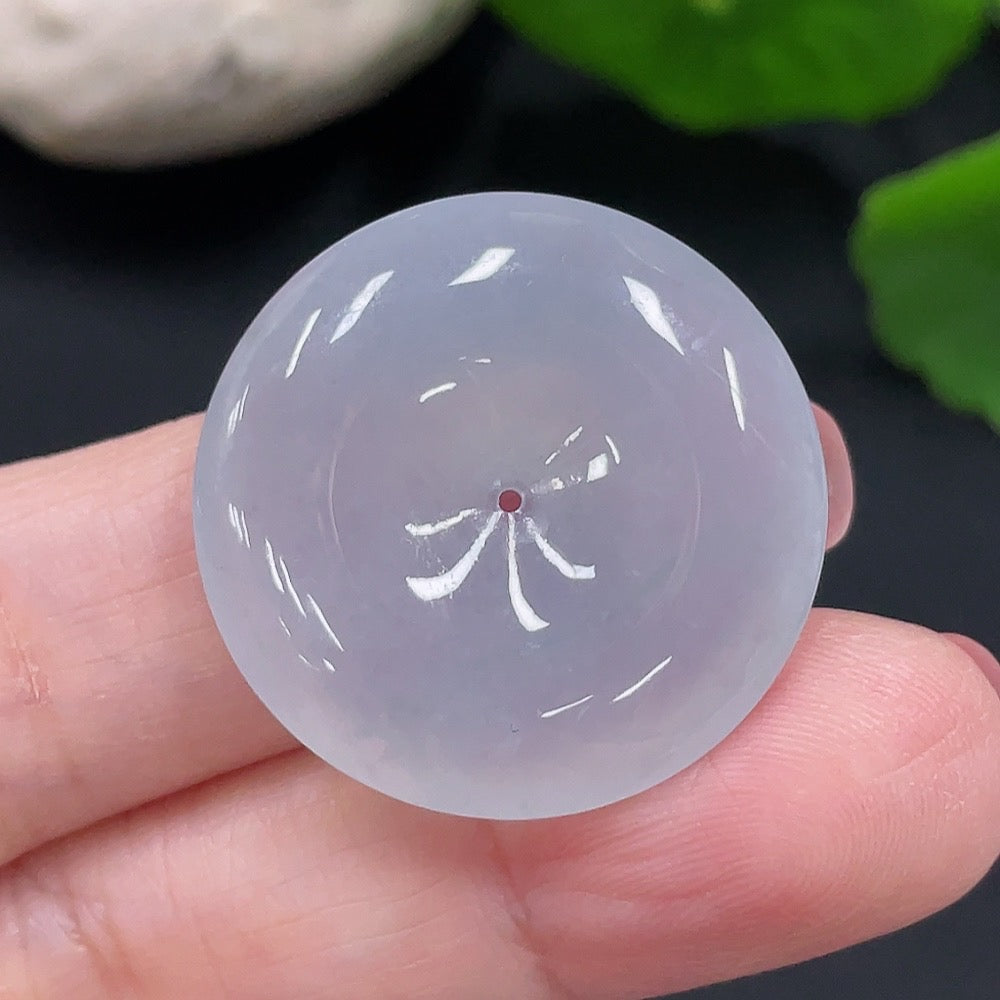 Jadeite Peace Knot Pendant Total Weight Approximately 7.7g