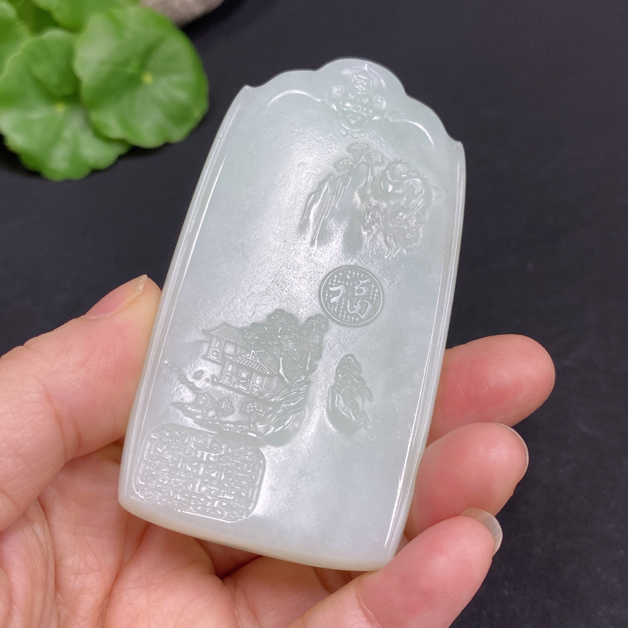 Hetian Jade Pendant Guanyin Total Weight About 70.1g