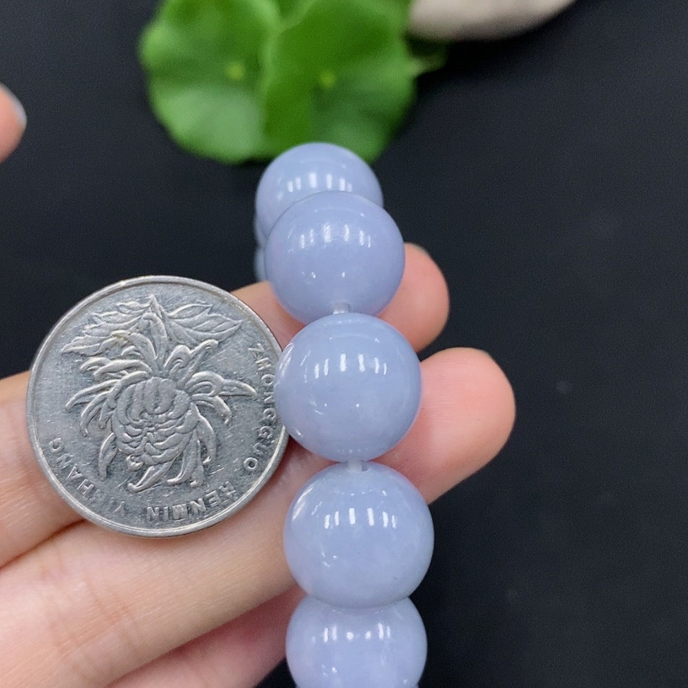 Jadeite Bracelet Approx.14mm Total Weight Approx.72.19g