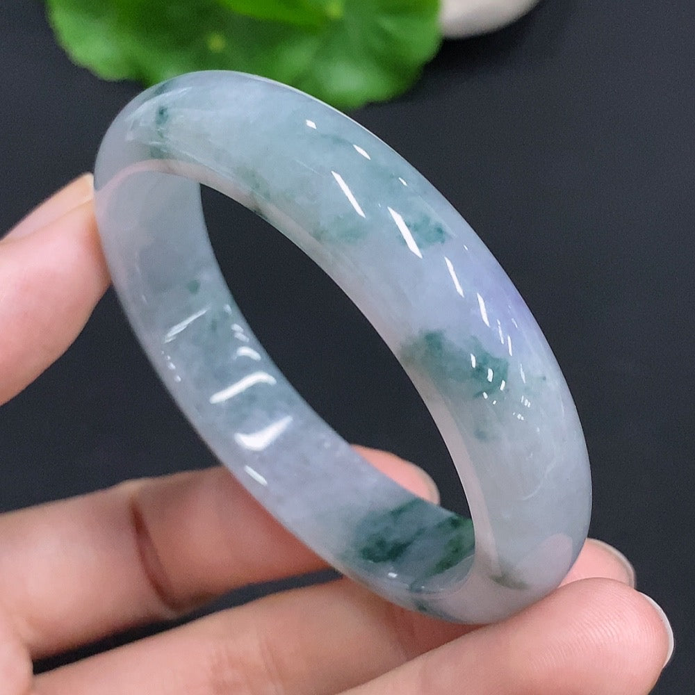 Jadeite Concubine Bracelet Total Weight Approx. 40.8g Size 52.6/46.2