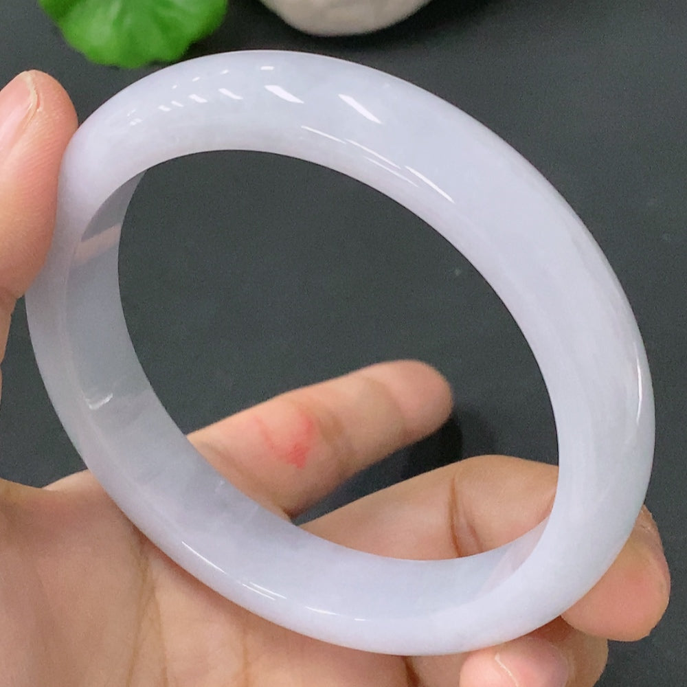 Jadeite Round Bangle | Huiliu Certified