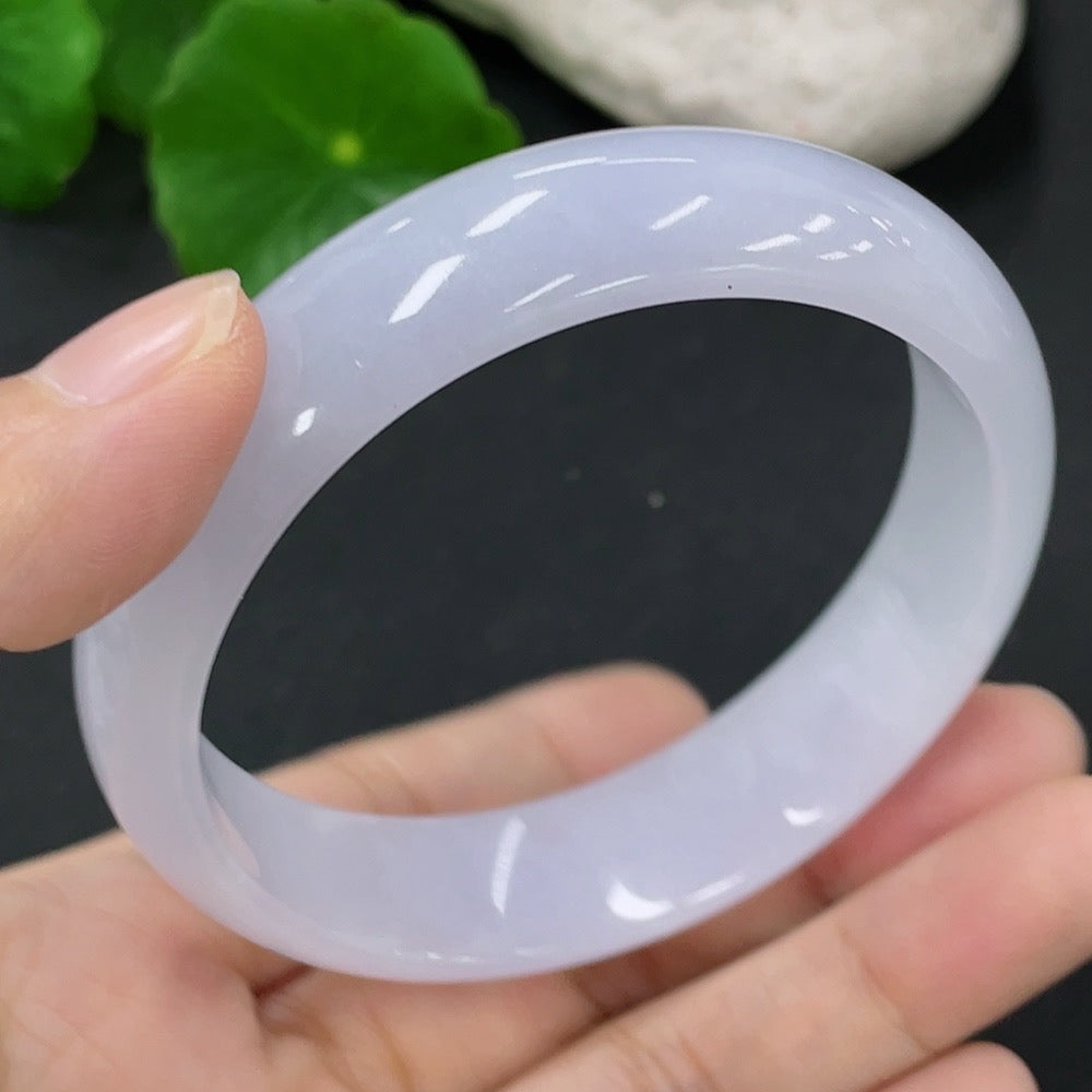 Jadeite Concubine Bracelet Size 55.89/52.26mm Total Weight Approx. 48g