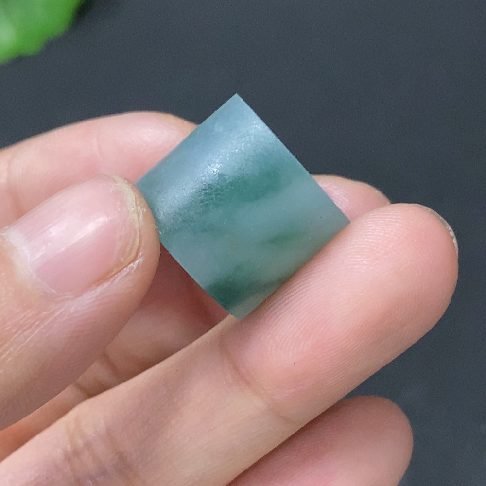 Jadeite Inlaid Piece Unpolished