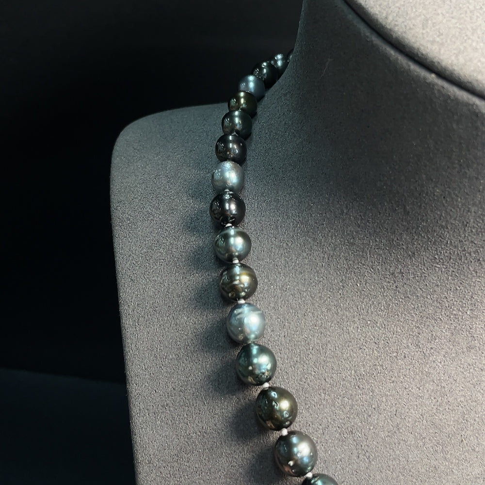 Seawater Pearl Strand Non-Gold Total Weight Approx. 44.77g Size 6.8-9.4mm