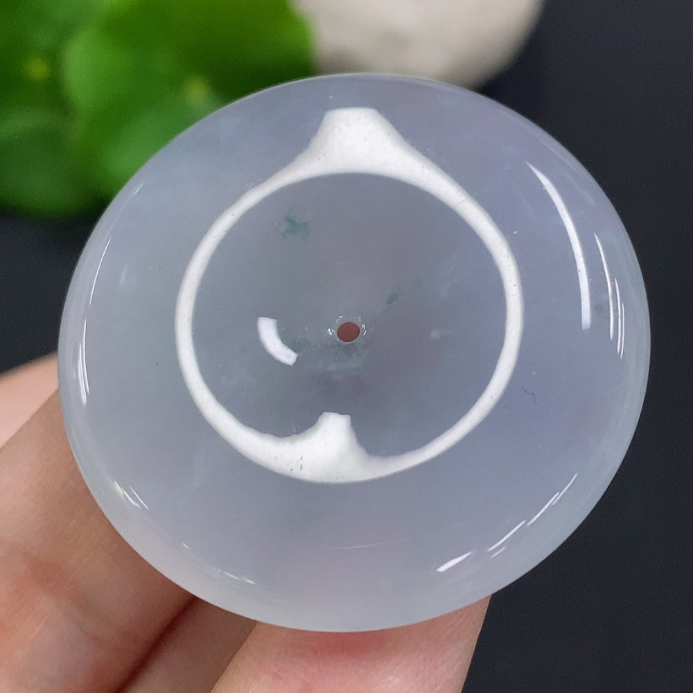 JadeitePeace Pendant, total weight approximately 17.6 grams