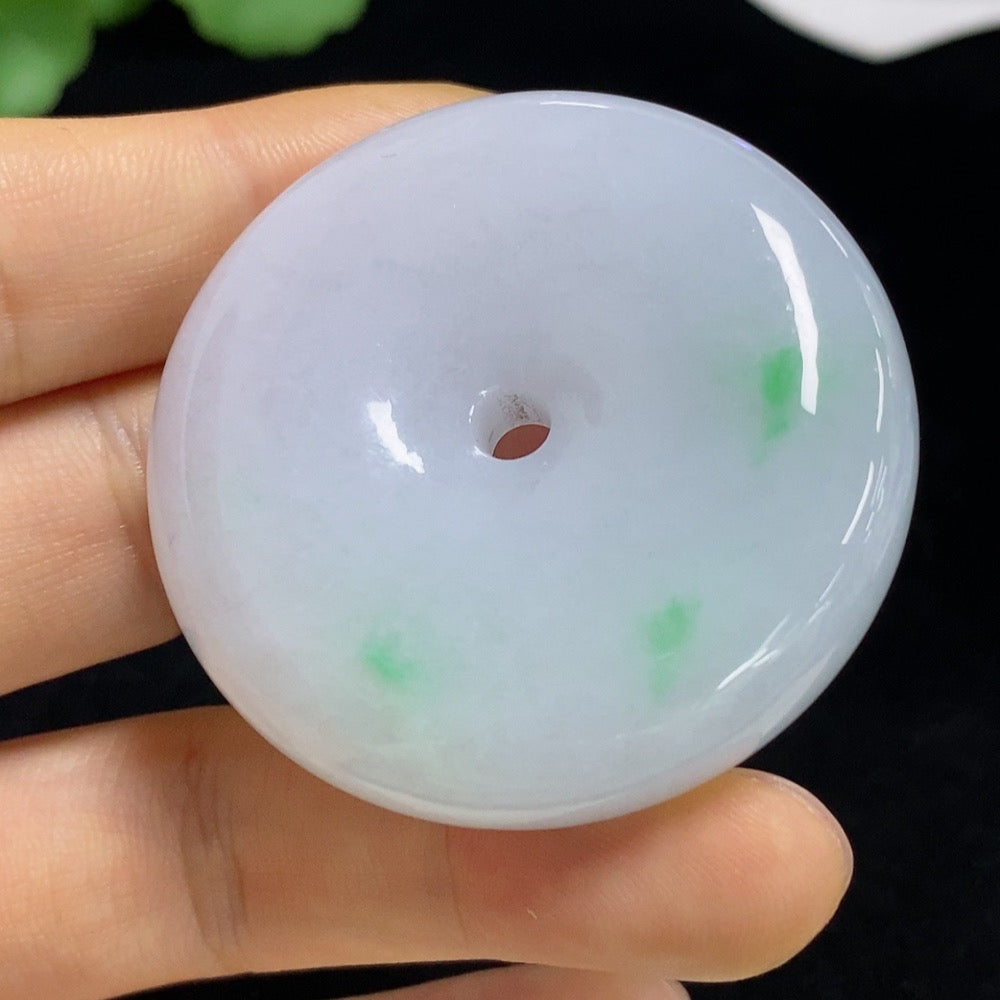 Jadeite Safety Buckle Pendant, Total Weight Approx. 57.84g