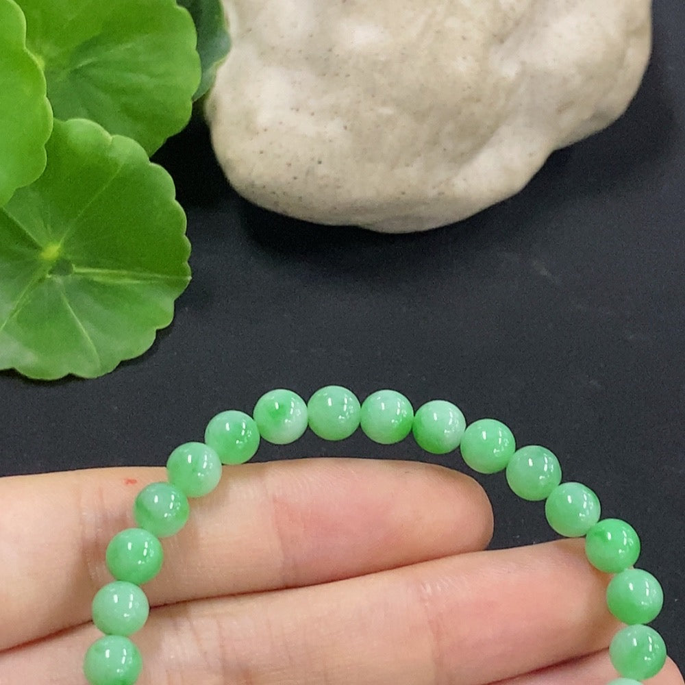 Jadeite Bracelet Approx. 5.9mm Total Weight Approx. 10.66g