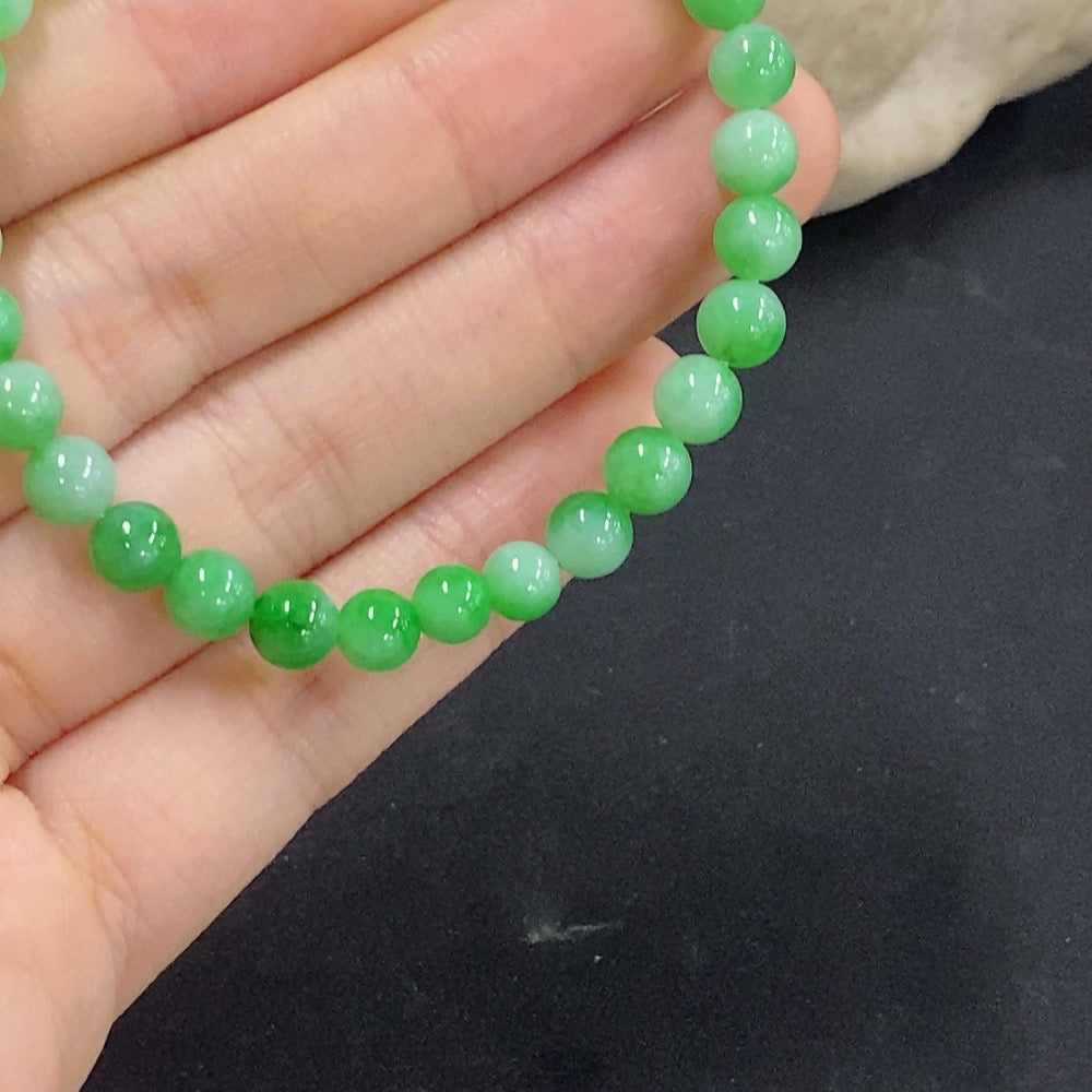 Jadeite Bracelet Approx. 5.9mm Total Weight Approx. 10.66g
