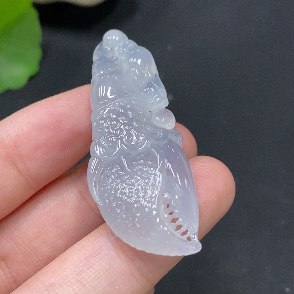 Jadeite Pendant Total Weight Approx. 10.5g Crab Claw