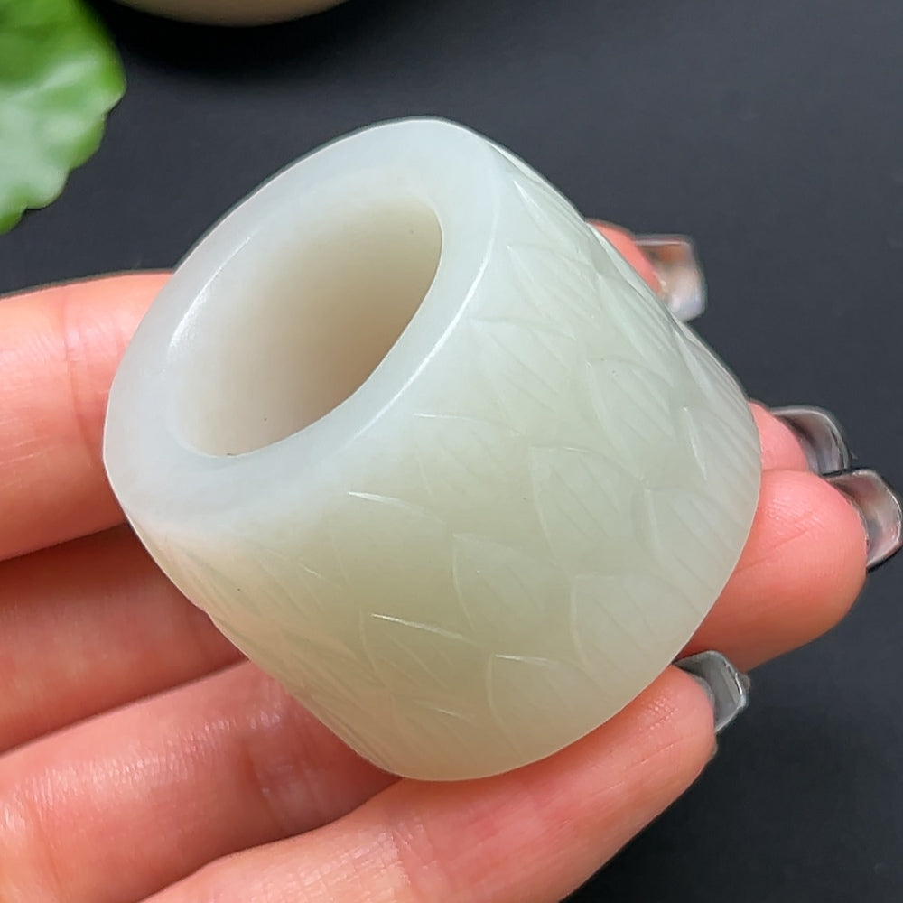 Hetian Jade Thumb Ring
