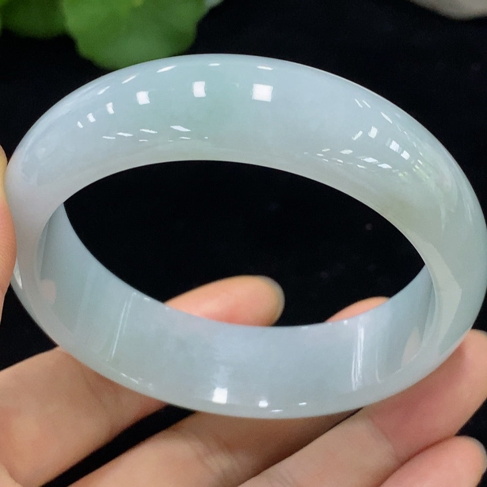 Jadeite Round Bracelet Size 59.3 Total Weight Approx. 76.3g