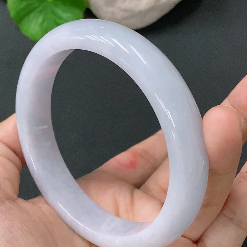 Jadeite Round Bangle | Huiliu Certified