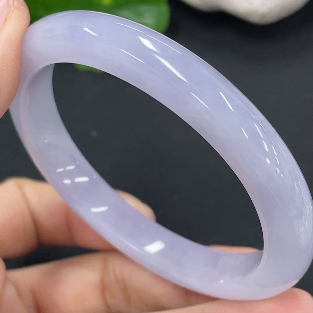 Jadeite Concubine Bracelet Size 54.2/48.2mm Total Weight Approx. 36.28g