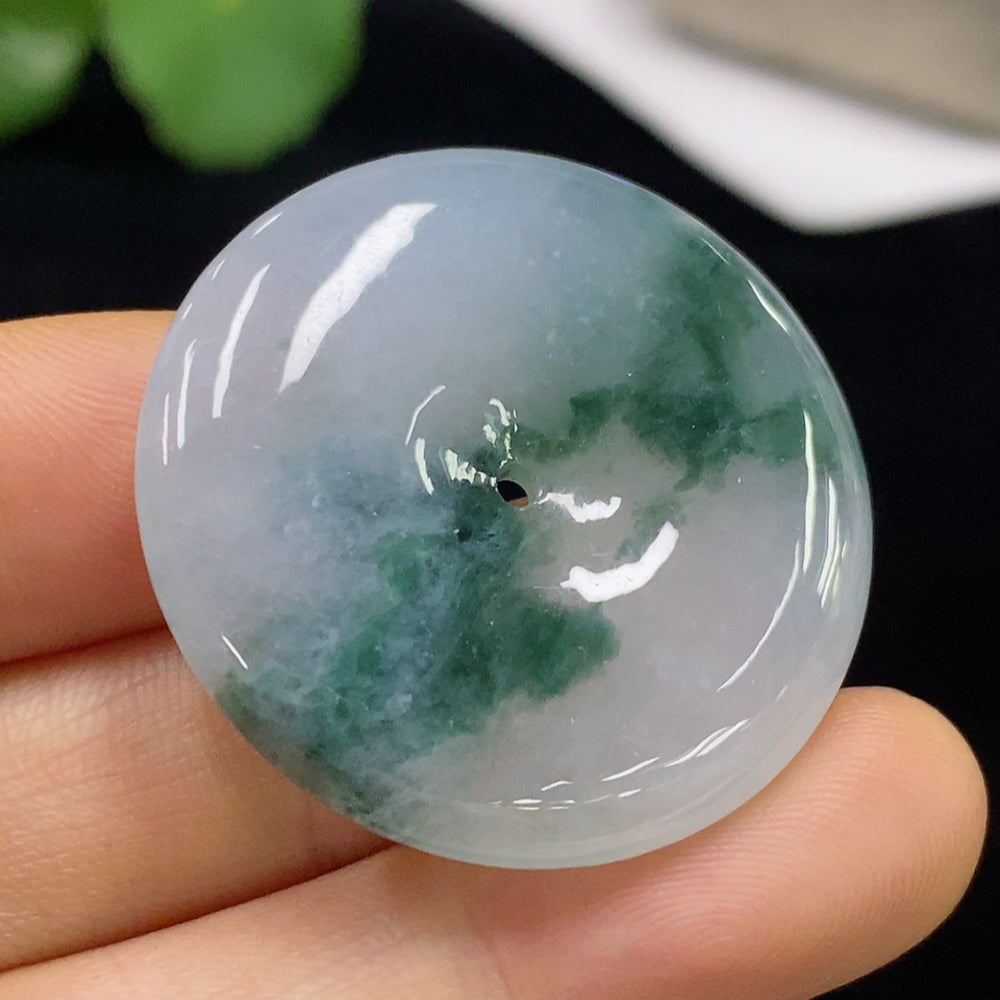 Jadeite Peace Knot Pendant Total Weight Approx. 14.9g