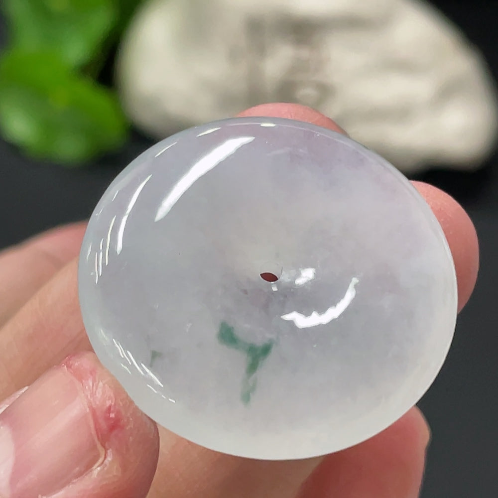 Jadeite Pendant Peace Knot Total Weight Approx. 12.59g