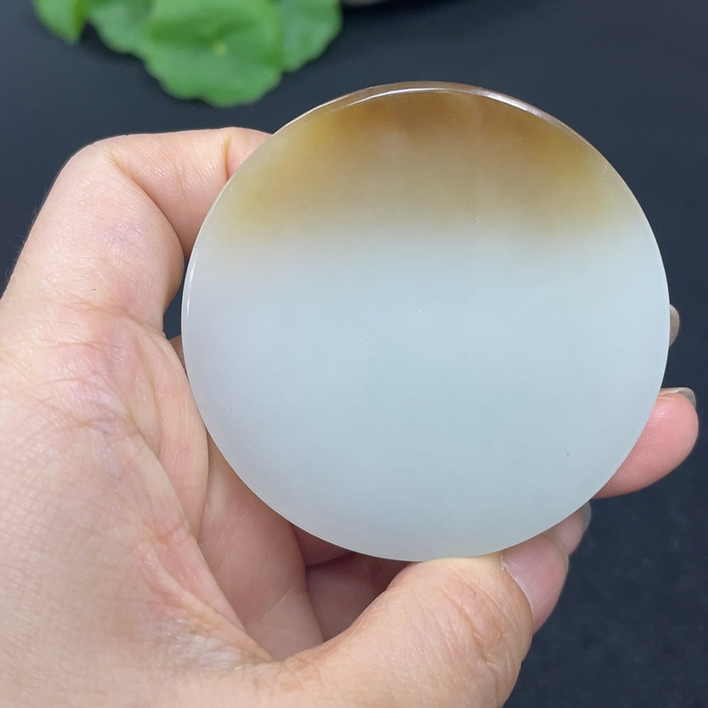 Hetian Jade Plain Pendant